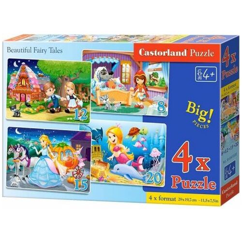 CASTORLAND Puzzle 4x "Beautiful Fairy