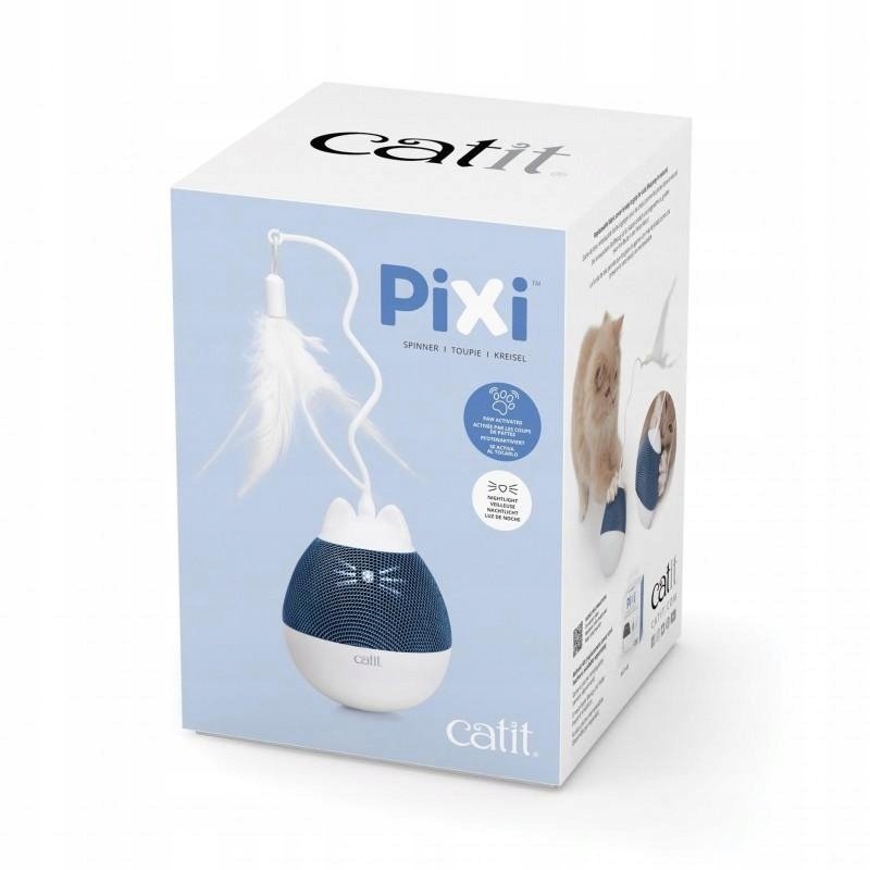 Catit Pixi Spinner,  karmiąca z piórkiem