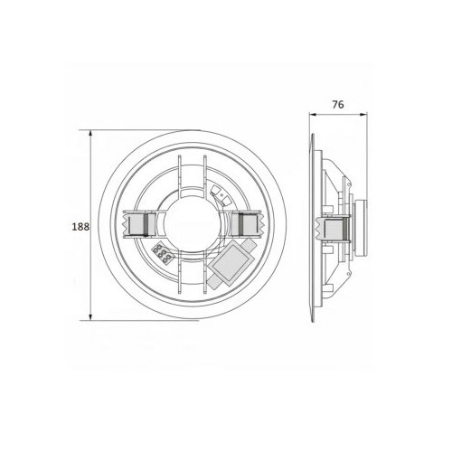 Ceiling speaker Avtek CS 606 |