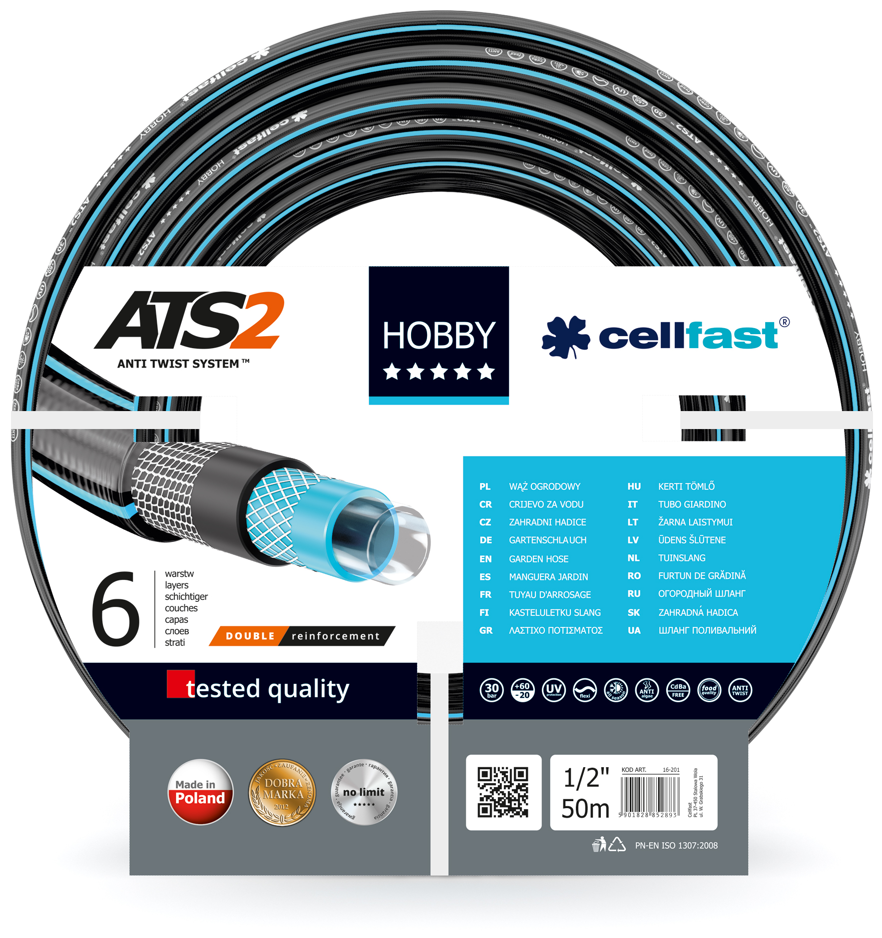 Cellfast Hobby ATS2 1/2" 50m (16-201)