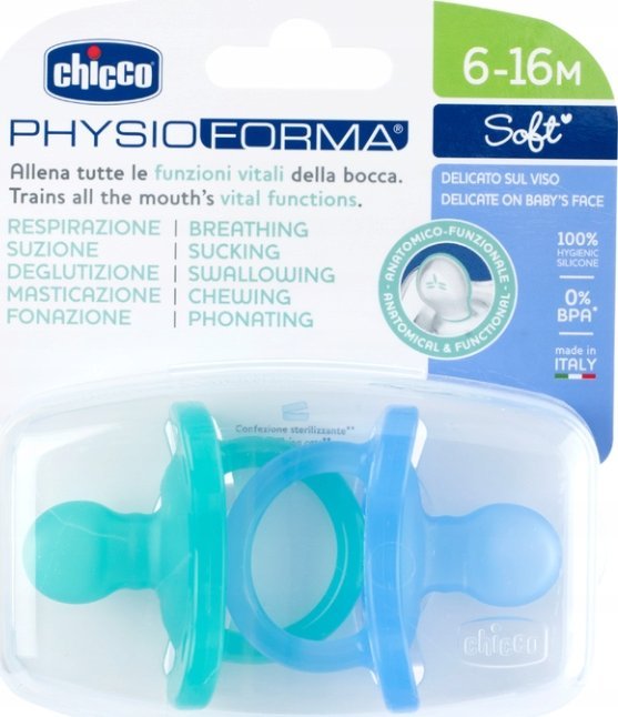 Chicco CHICCO-7308721-SMOCZEK PF SOFT BLUE 6-16M