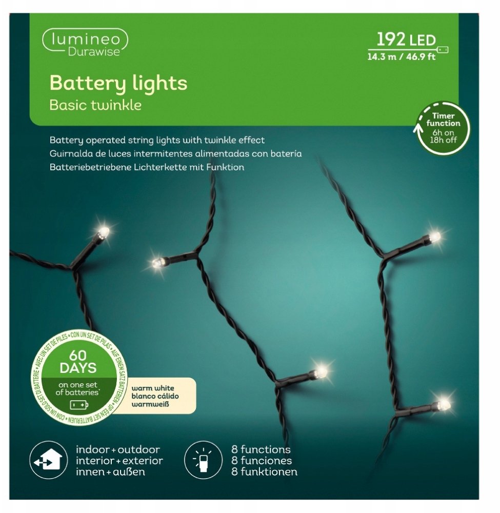 CHRISTMAS_TO Electric outdoor garland LUMINEO DURAWISE