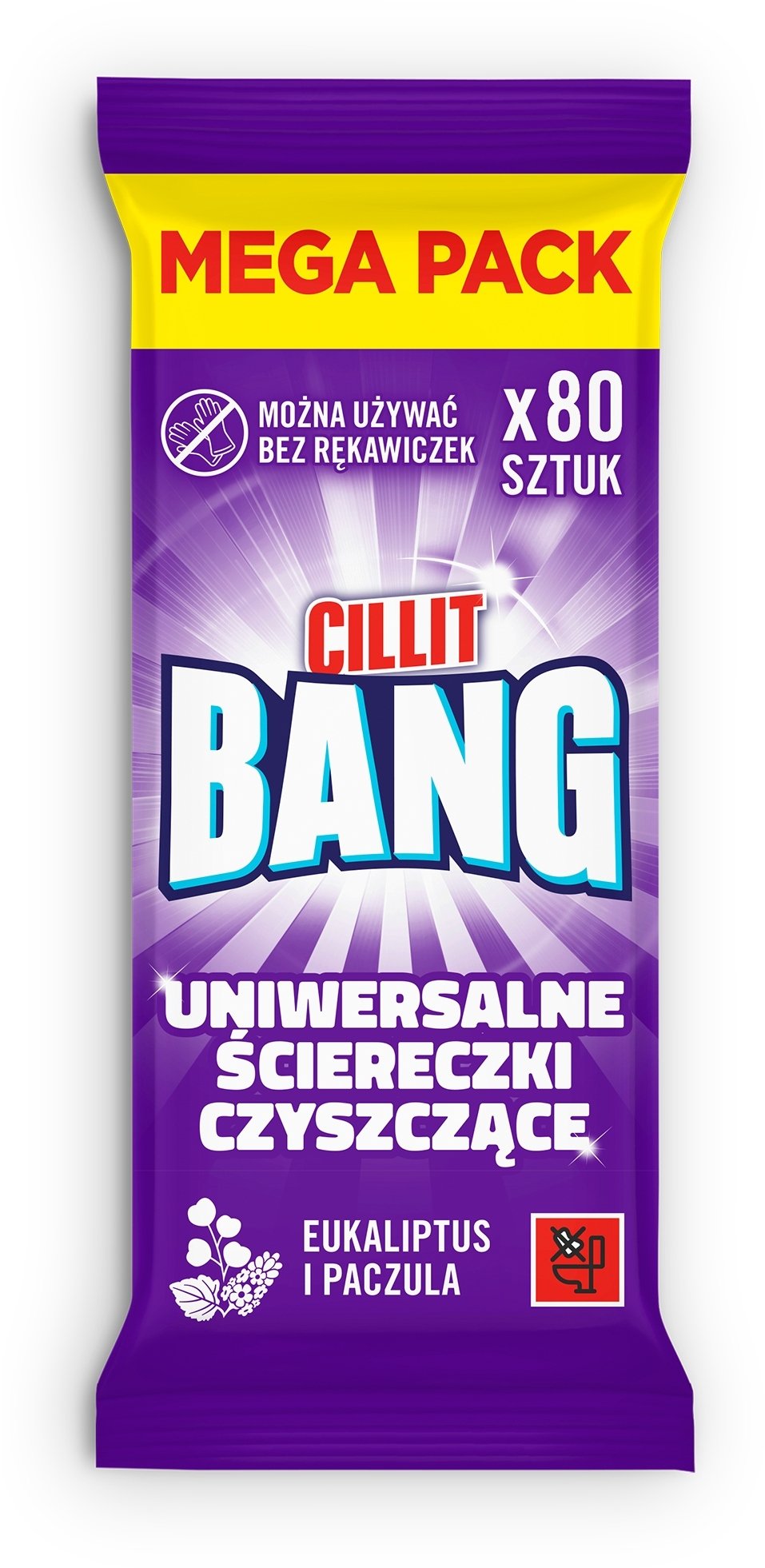 CILIT ŚCIERECZKI CZYSZCZĄCE  CILLIT BANG 80