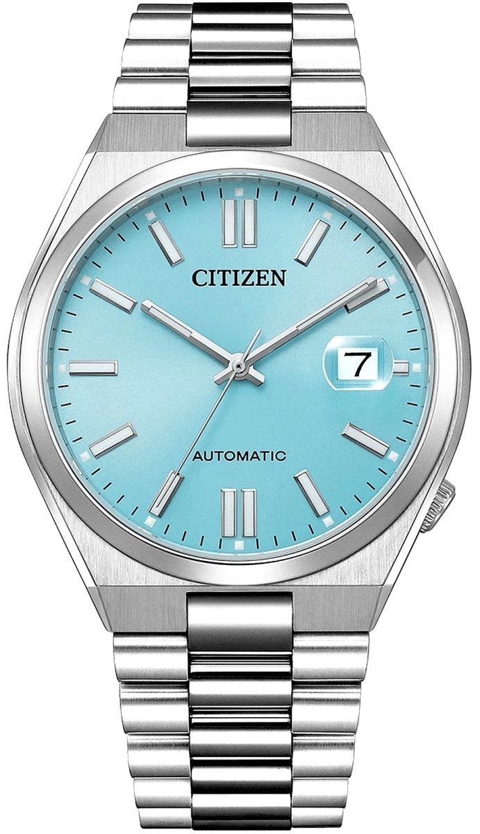 Citizen MĘSKI Tsuyosa Turquoise Blue NJ0151-88M
