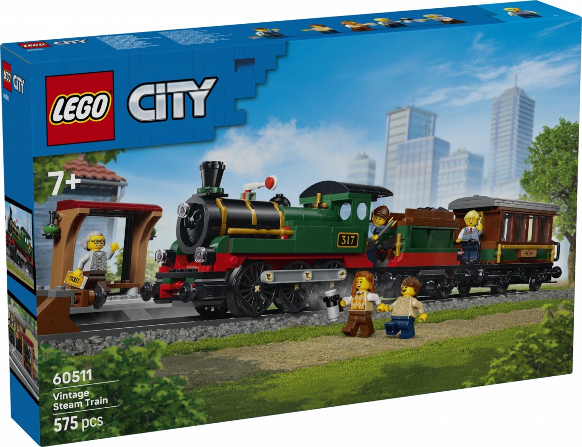 LEGO CITY 60511 Vintage Steam Train