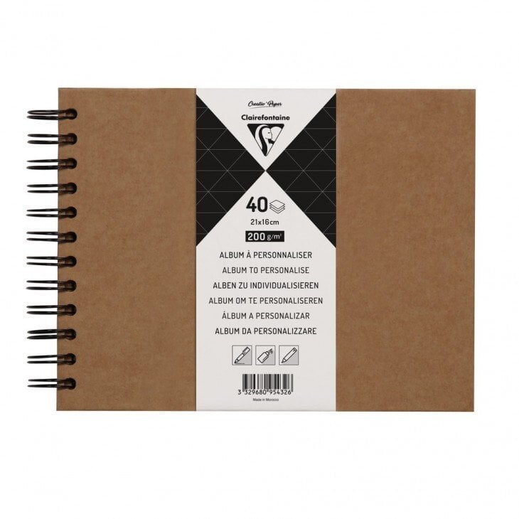 Clairefontaine 95432C, Monochromatic, Brown, 40 sheets