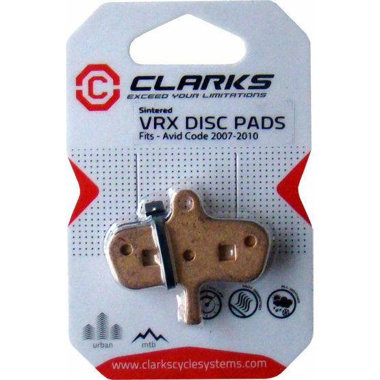 Clarks Okładziny hamulcowe AVID (Code) metaliczne