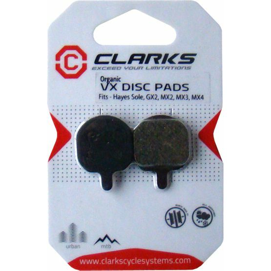 Clarks Okładziny hamulcowe HAYES (Sole, GX2
