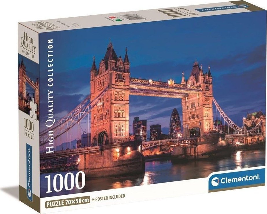 Clementoni CLE puzzle 1000 Compact Bridge