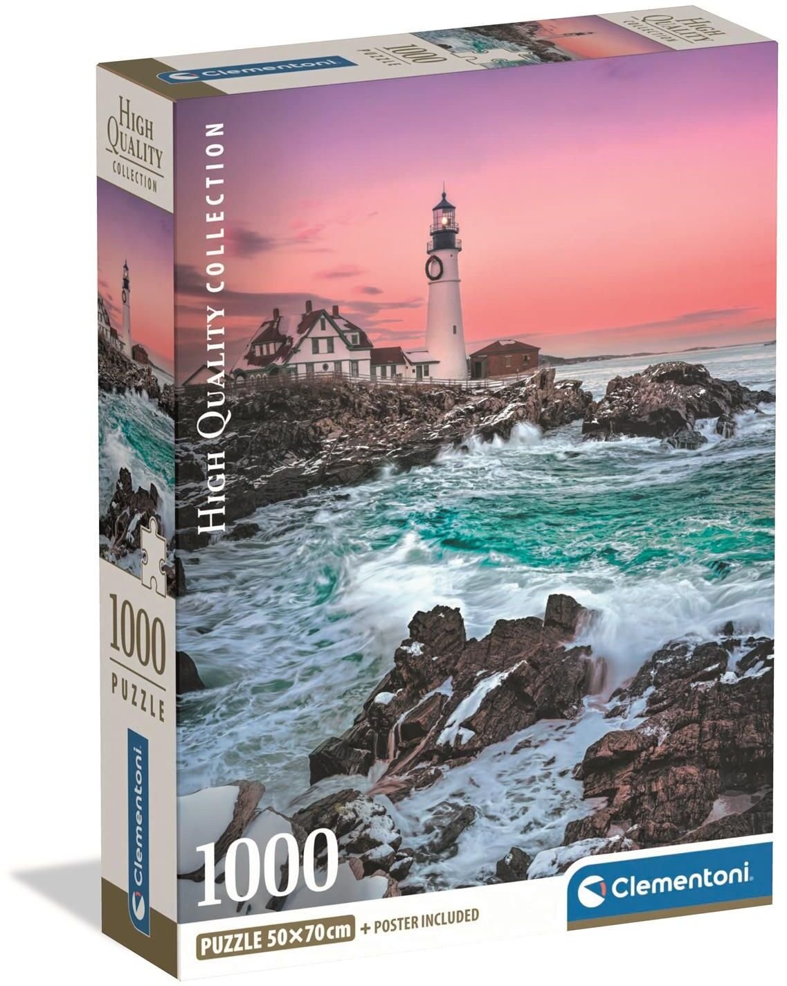 Clementoni CLE puzzle 1000 Compact FirstSnowAtPortland