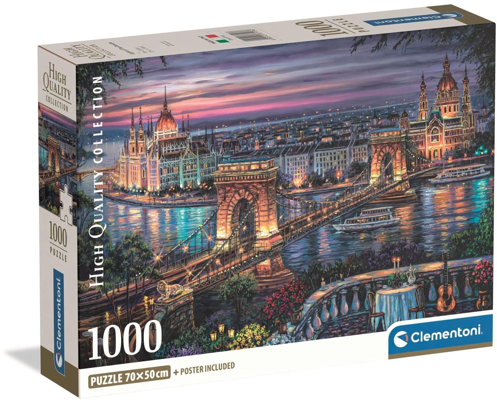Clementoni CLE puzzle 1000 Compact Lights