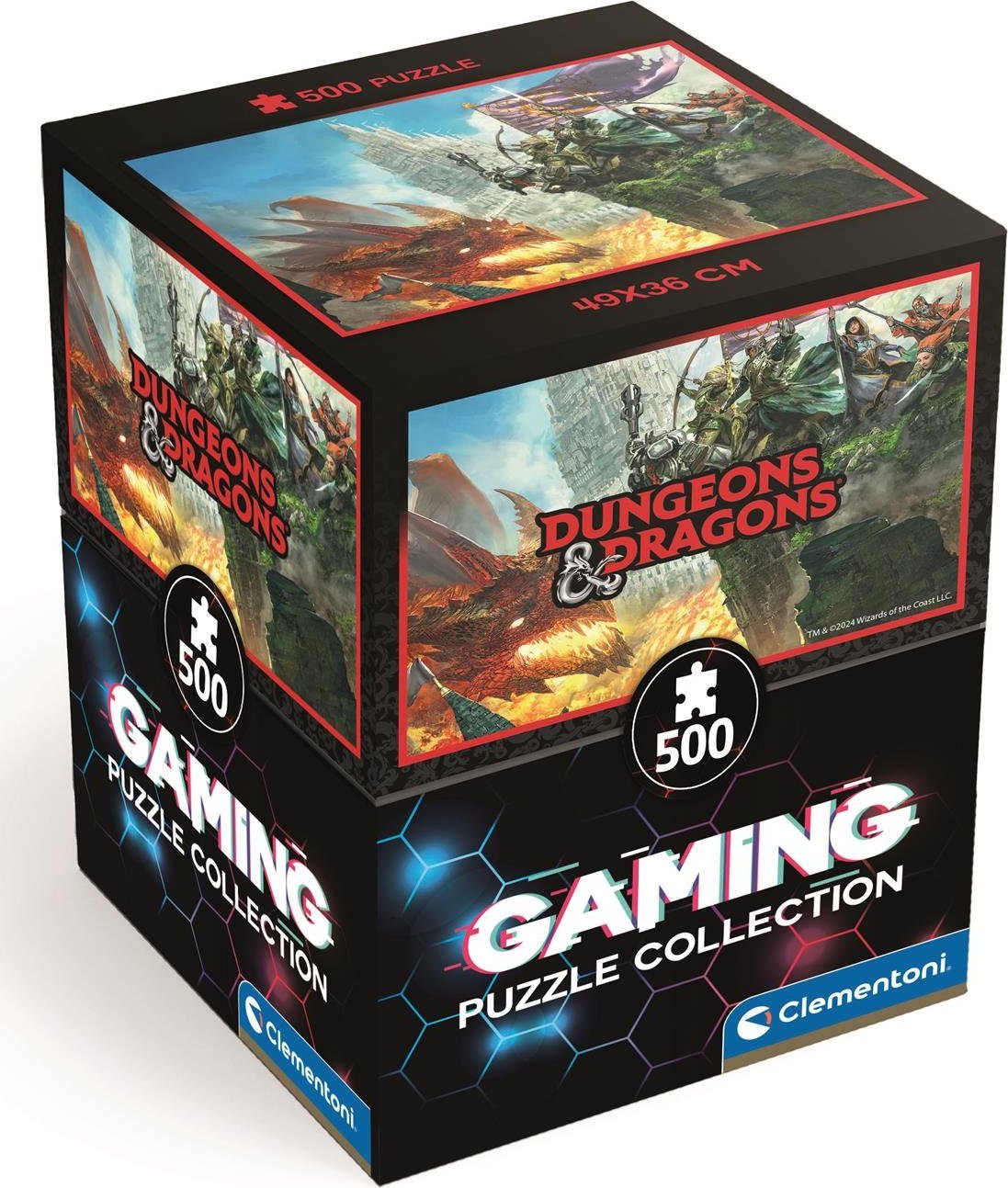 Clementoni CLE puzzle 500 Cubes Dungeons_Dragons