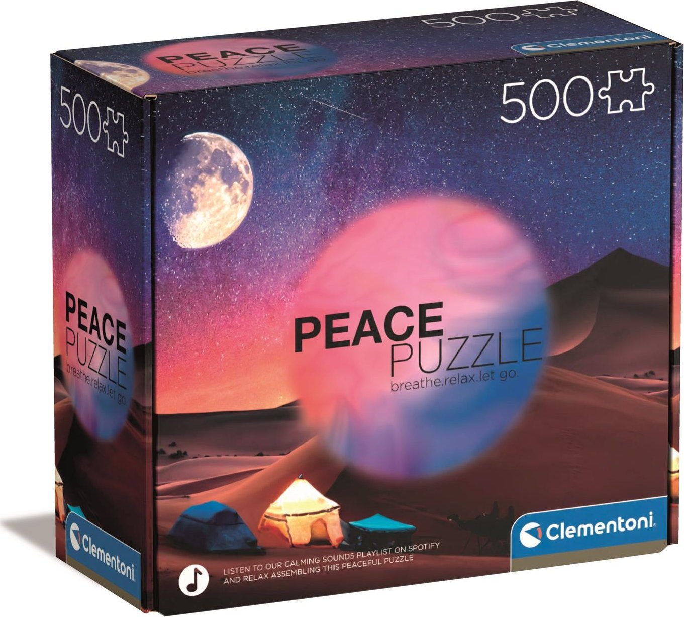 Clementoni CLE puzzle 500 PeaceCol.Starry