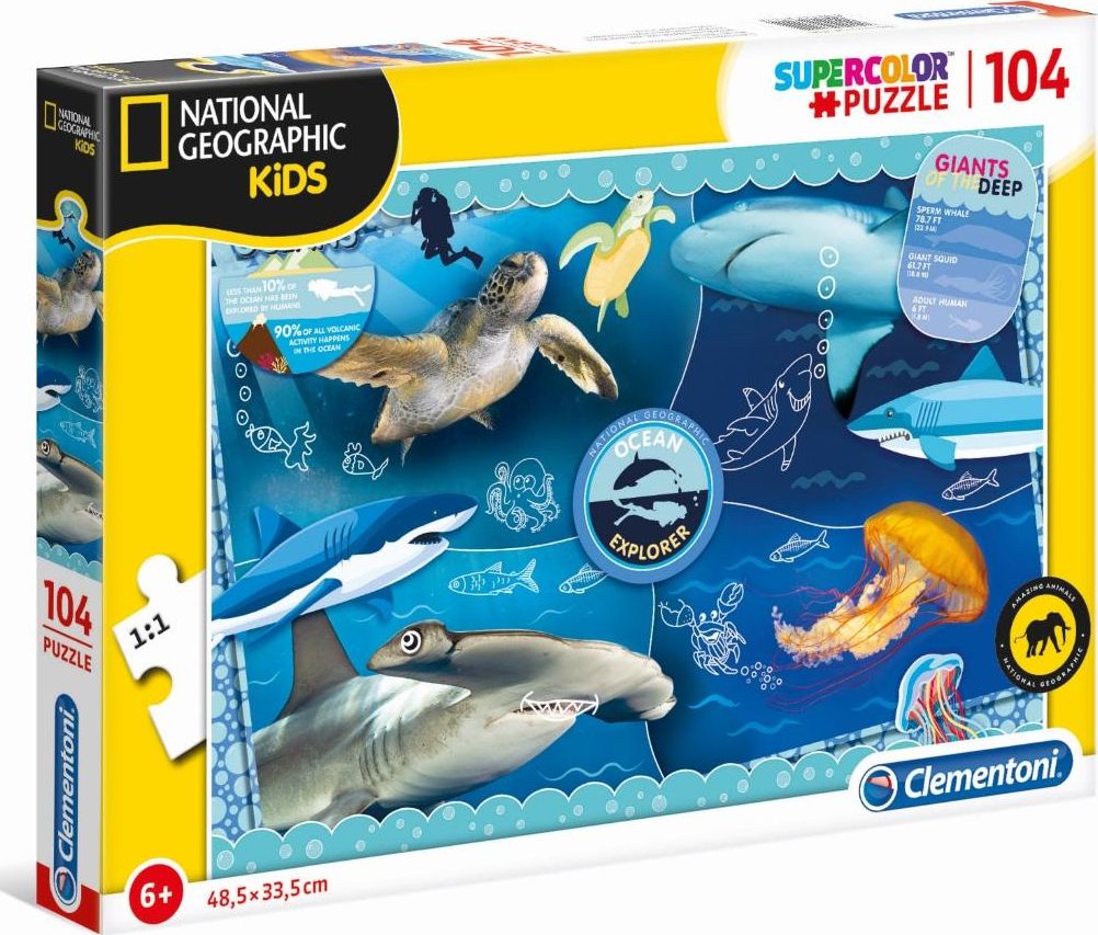 Clementoni Puzzle 104 National Geo Kids