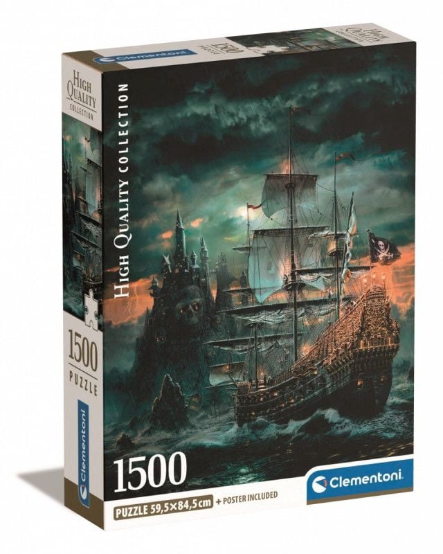 Clementoni Puzzle 1500  Compact The Pirates