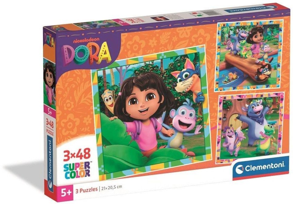 Clementoni Puzzle 3x48 Super  Dora |