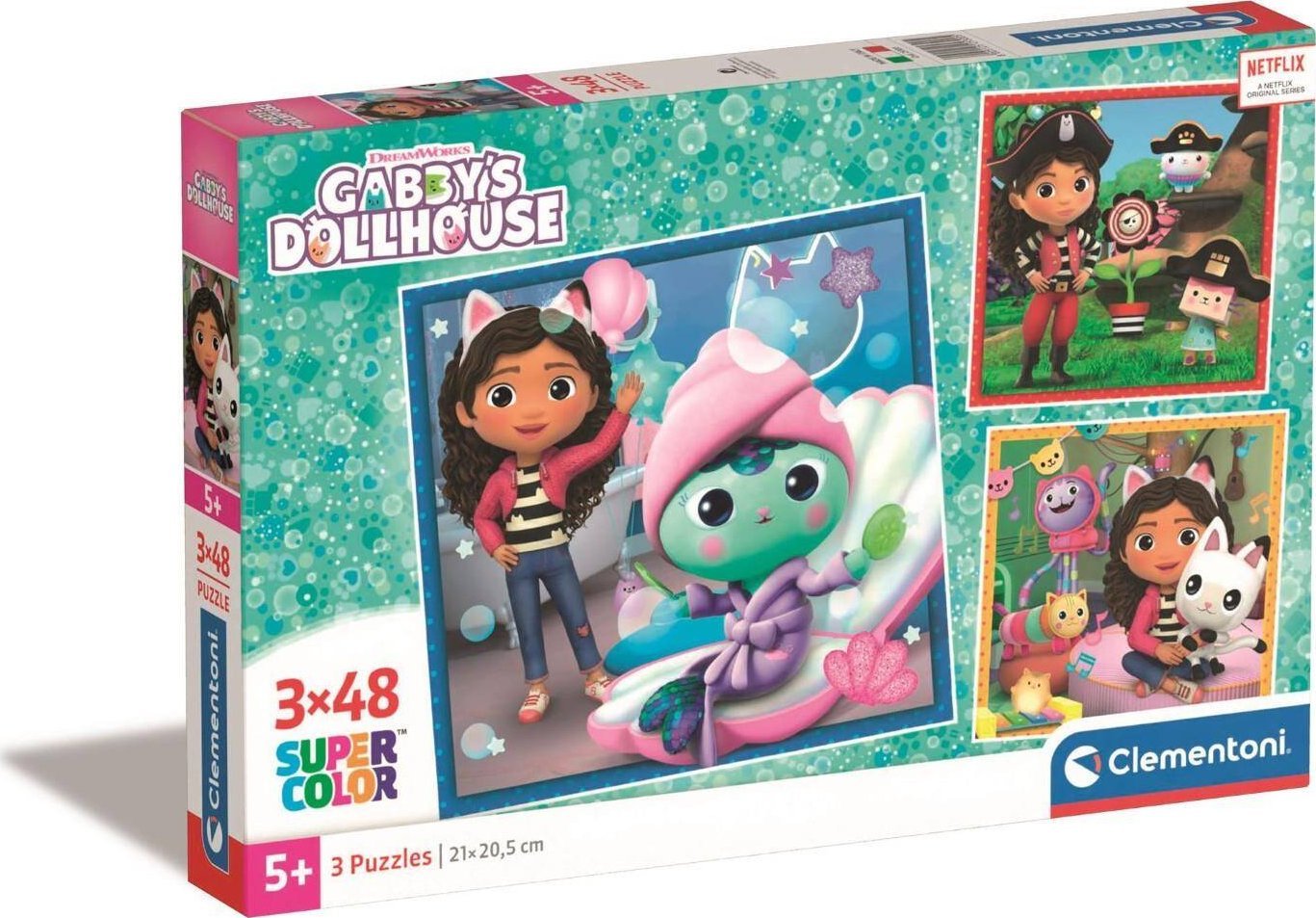 Clementoni Puzzle  SuperColor Koci  Gabi. Gabby`s