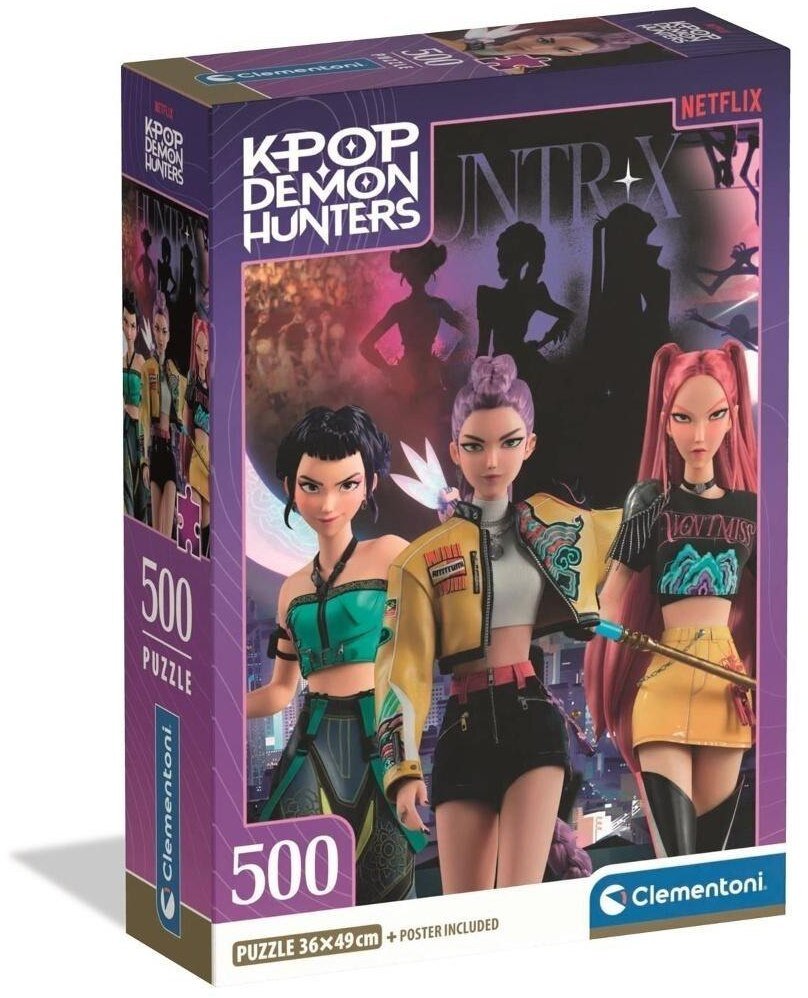 Clementoni Puzzle 500 Compact K-pop Demon