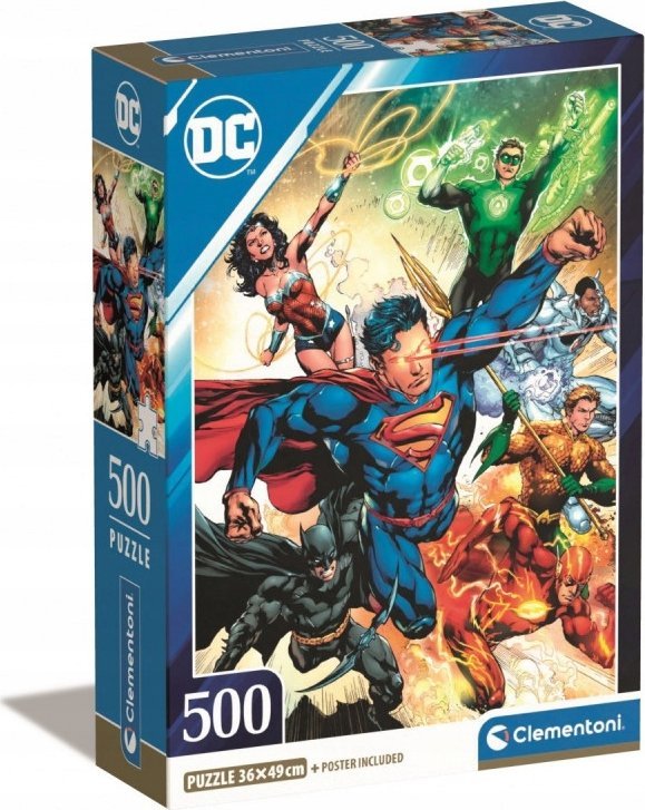 Clementoni Puzzle 500  Compact DC Comics