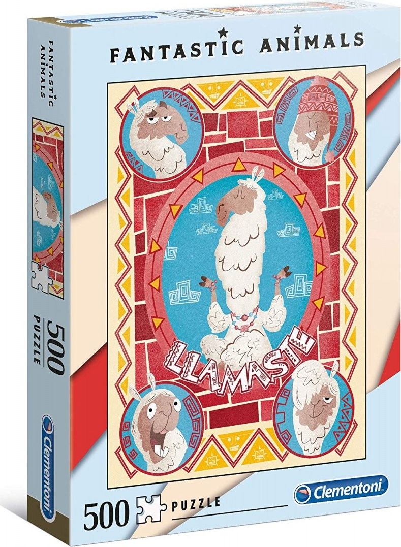 Clementoni Puzzle 500 Fantastic Animals -
