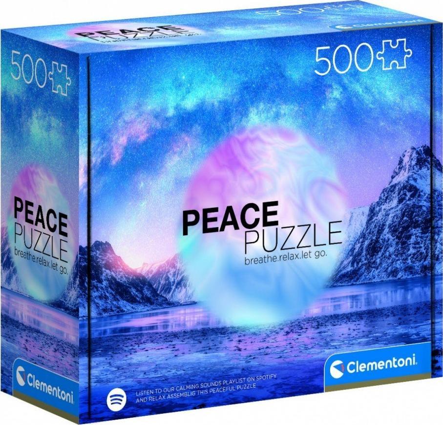 Clementoni Puzzle 500 Peace Collection Light