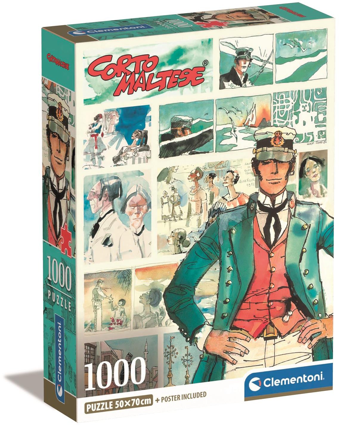 Clementoni Puzzle Compact 1000  - Corto