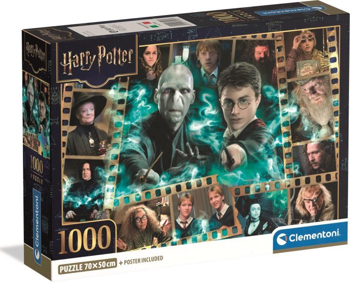 Clementoni Puzzle Compact Harry Potter 1000