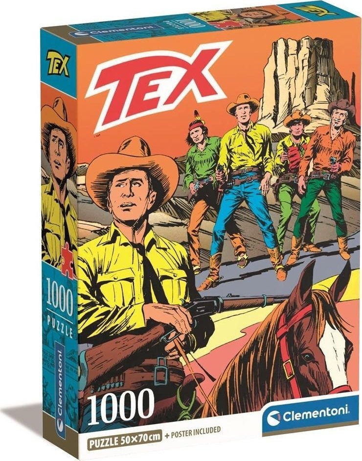 Clementoni Puzzle Compact Tex 1000  (39840)