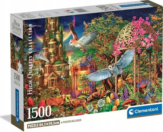 Clementoni Puzzle Compact Woodland Fantasy Garden
