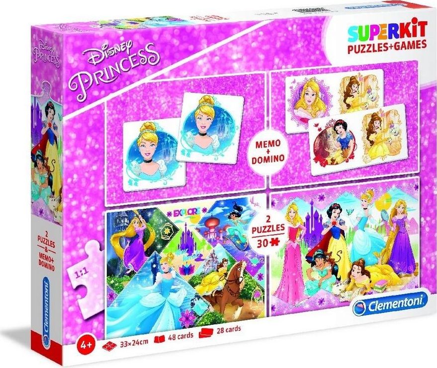 Clementoni Superkit puzzle 2x30 + memo