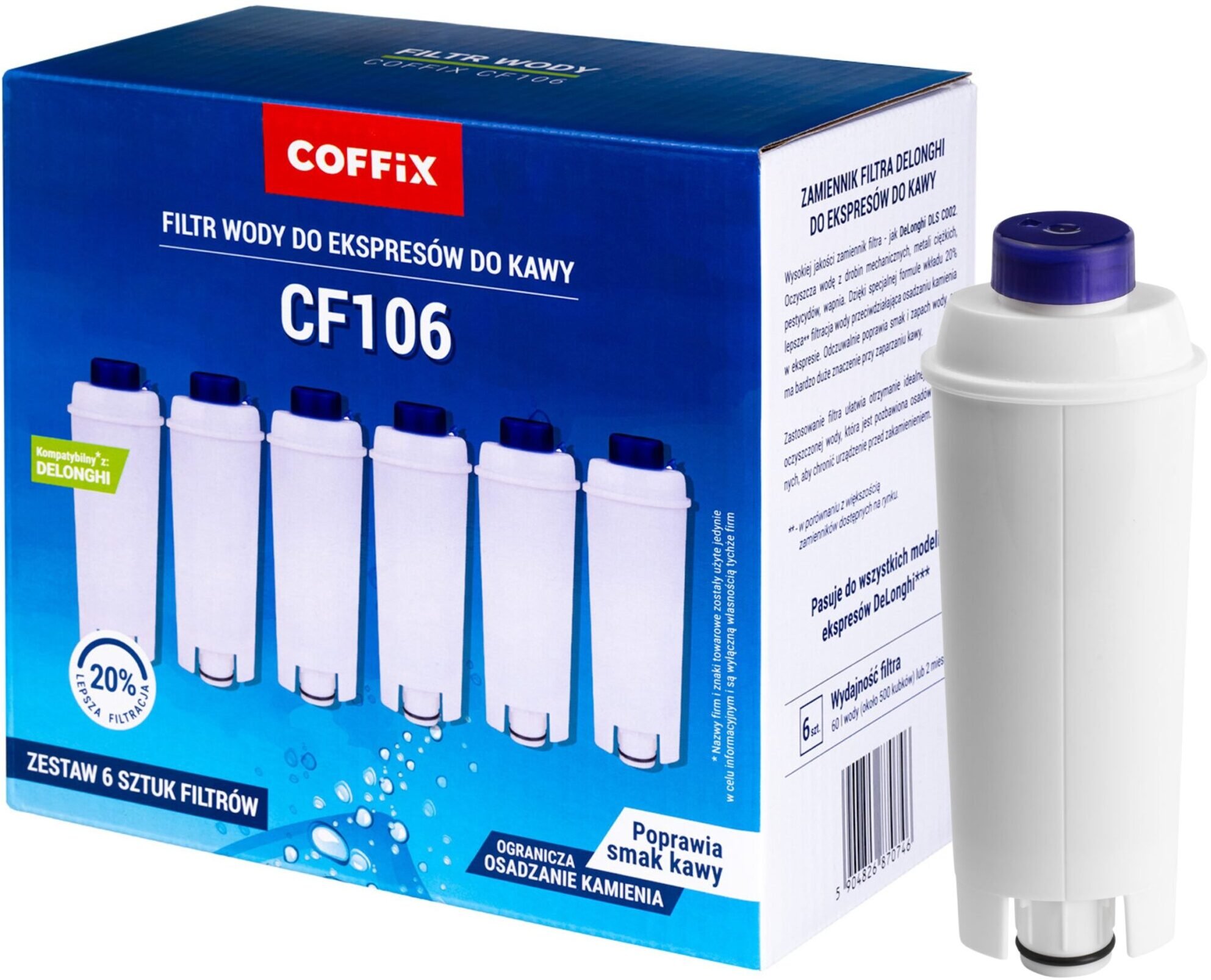 Coffix Filtr do ekspresu DeLonghi (zamiennik)