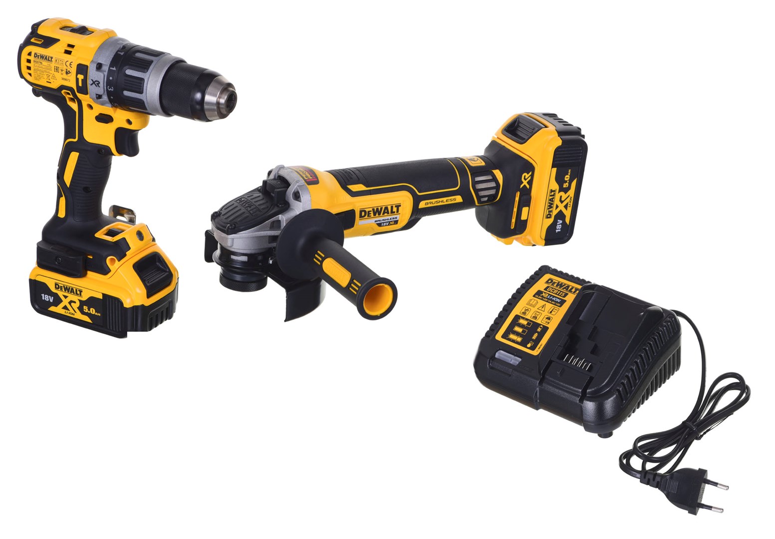 DEWALT COMBO set 18V DCD796, DCG405