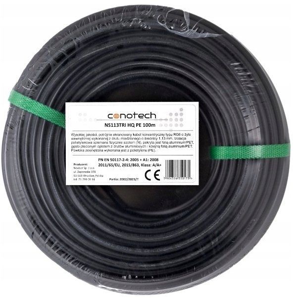 Conotech  koncentryczny NS113TRI HQ PE żelowany