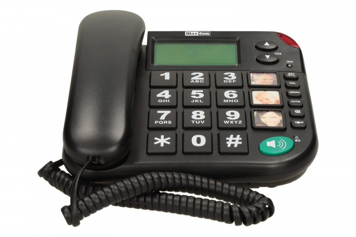 Maxcom Corded telephone KXT 480 BB