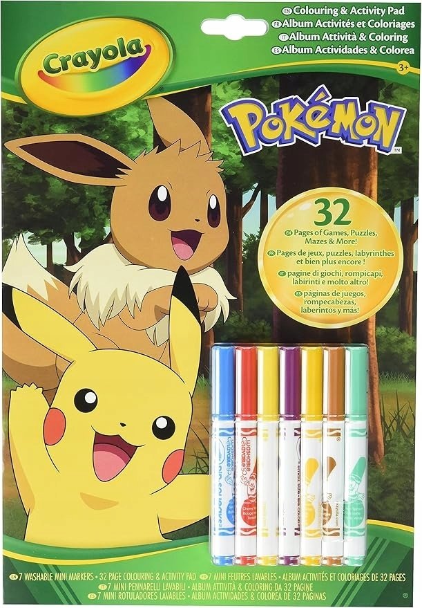 Crayola   Coloring & Activity Book Pokemon