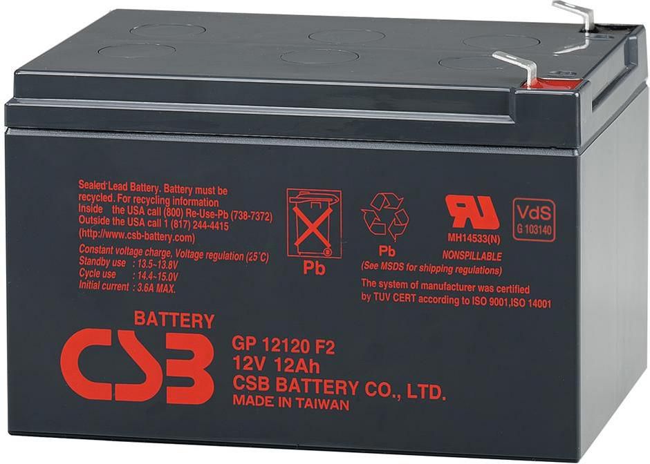 CSB GP12120F2 12V 12Ah | GP12120F2