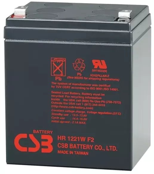 CSB HR1221WF2  Ołowiowo-kwa12 V 5,1
