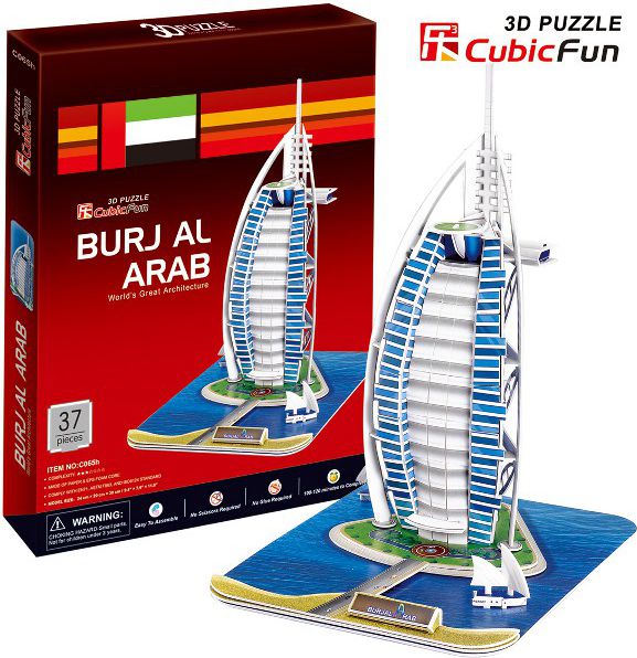 Cubicfun Budynek Buraj Al. Arabia Puzzle