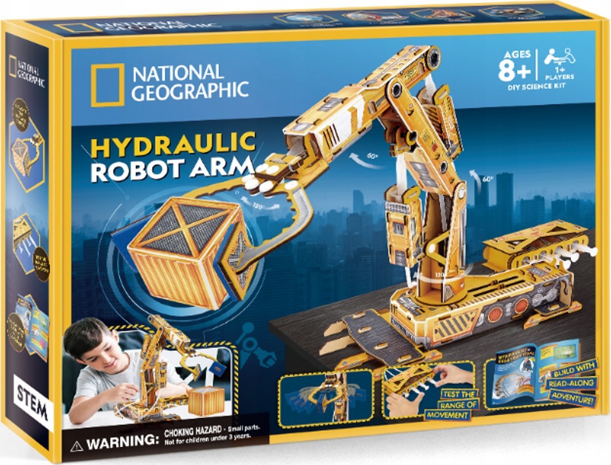 Cubicfun NATIONAL GEOGRAPHIC STEM ROBOTYCZNE RAMIĘ