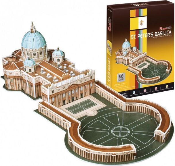 Cubicfun PUZZLE 3D BAZYLIKA ŚW. PIOTRA