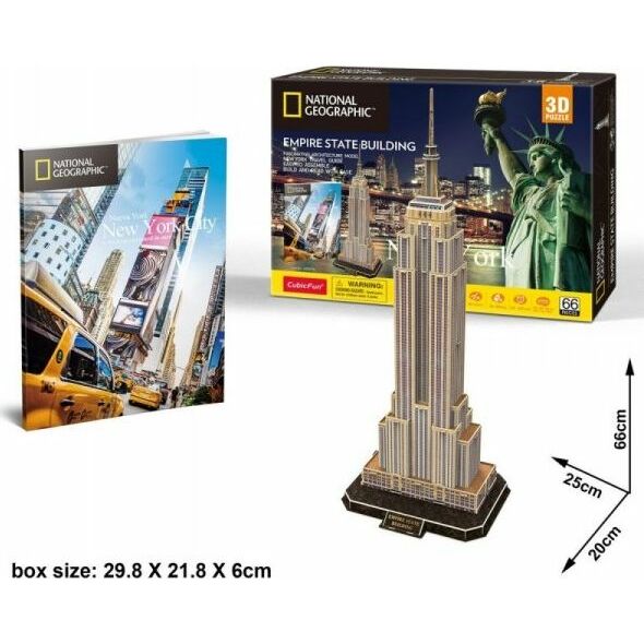 Cubicfun PUZZLE 3D NATIONAL GEO-EMPIRE STATE