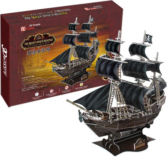 Cubic Fun Puzzle 3D Pirate Ship