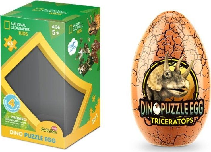 Cubicfun PUZZLE NATIONAL GEOGRAPHIC TRICERATOPS |