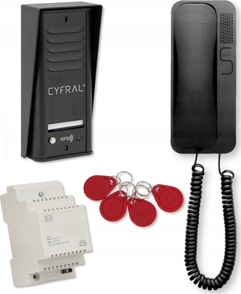 CYFRAL DOMOFON CYFRAL COSMO 1-LOKATORSKI KASETA
