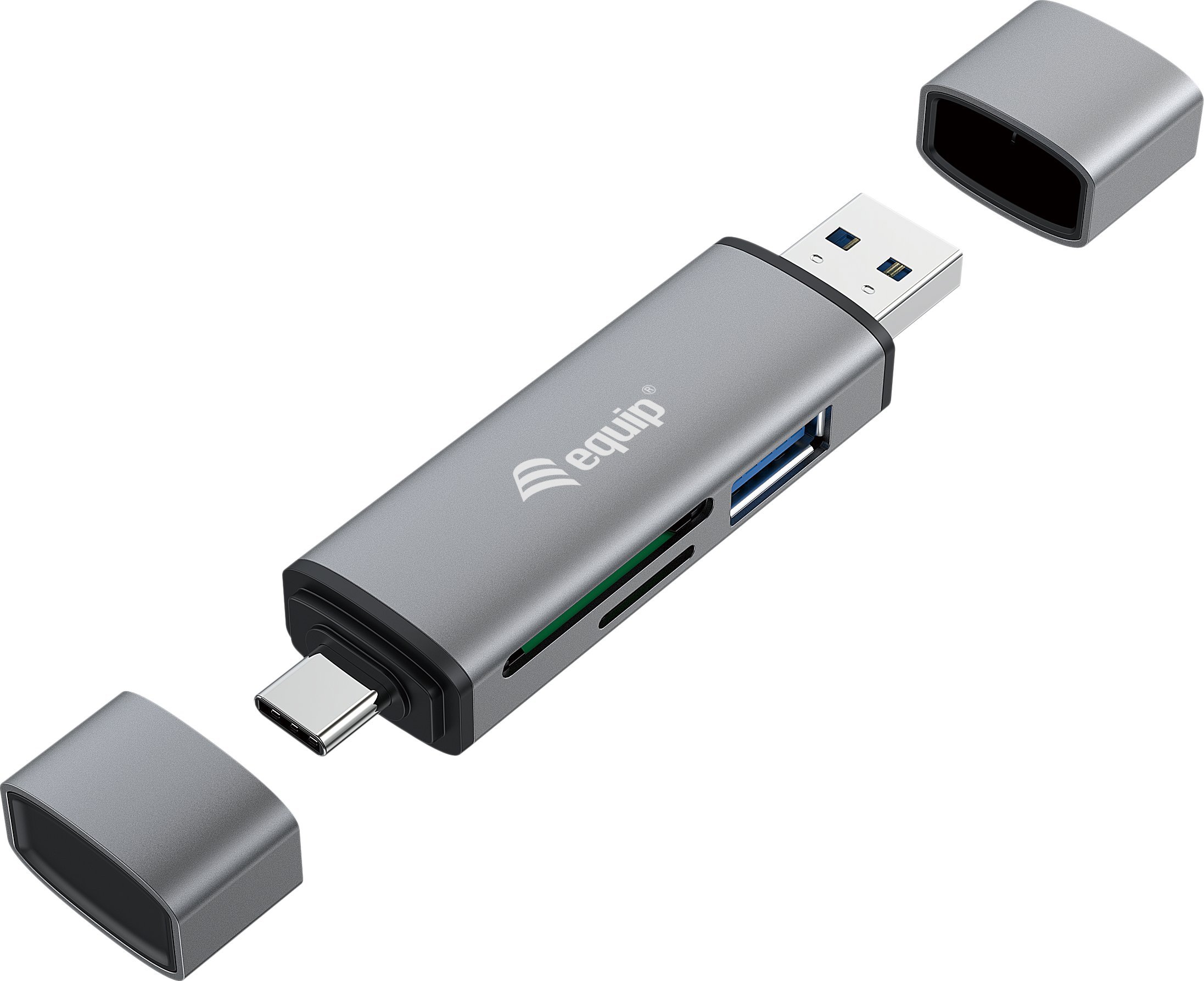 Equip Equip Kartenleser USB 3.0+USB-C