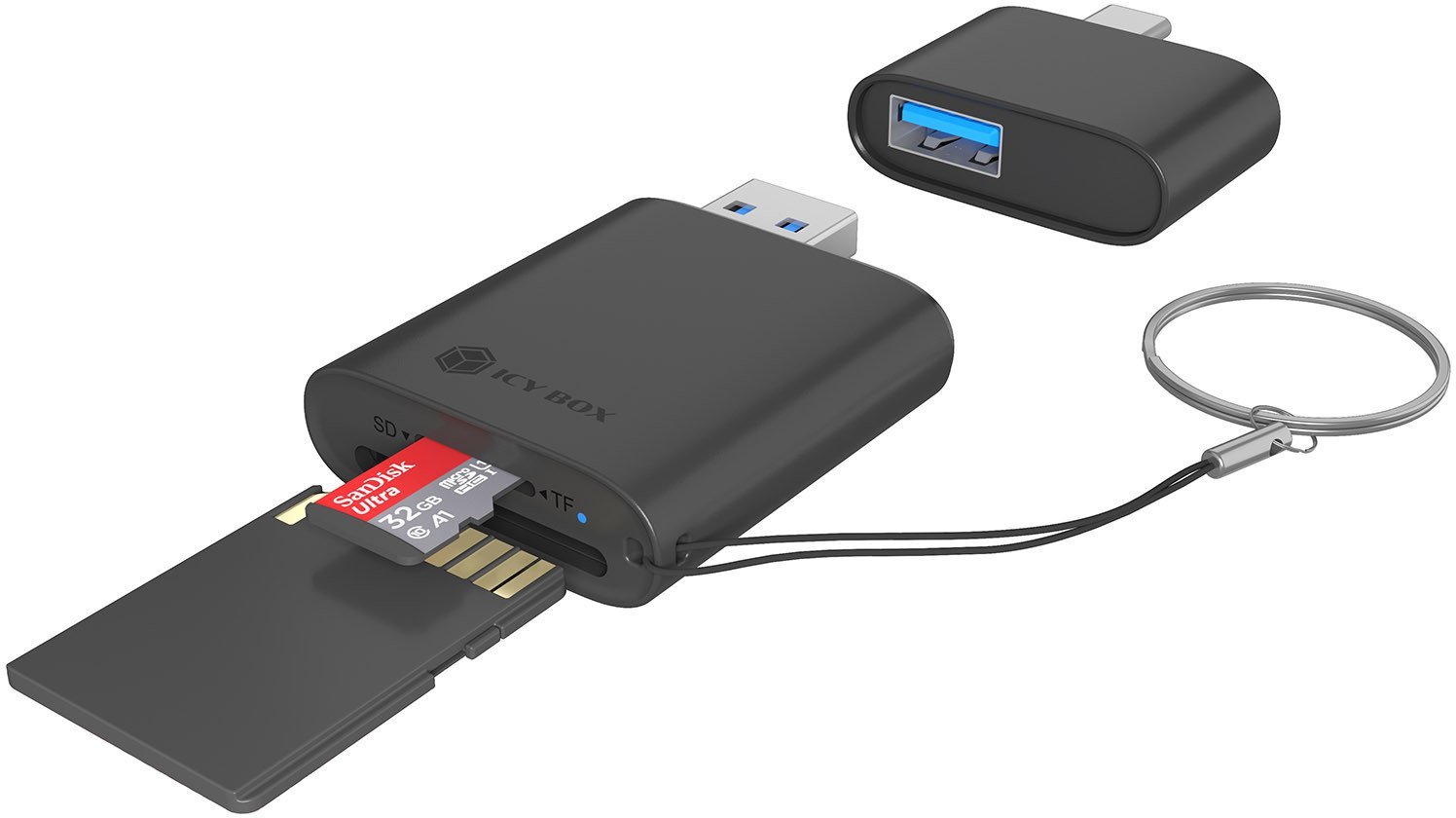 ICY BOX IB-CR204-CU3 2-in-1 USB 3