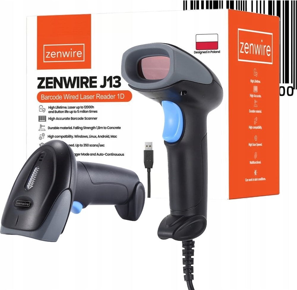 Kodów kreskowych Zenwire J13 | 5904507529642