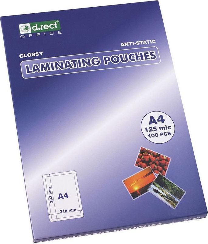 D.Rect laminacyjna A4 125 mic