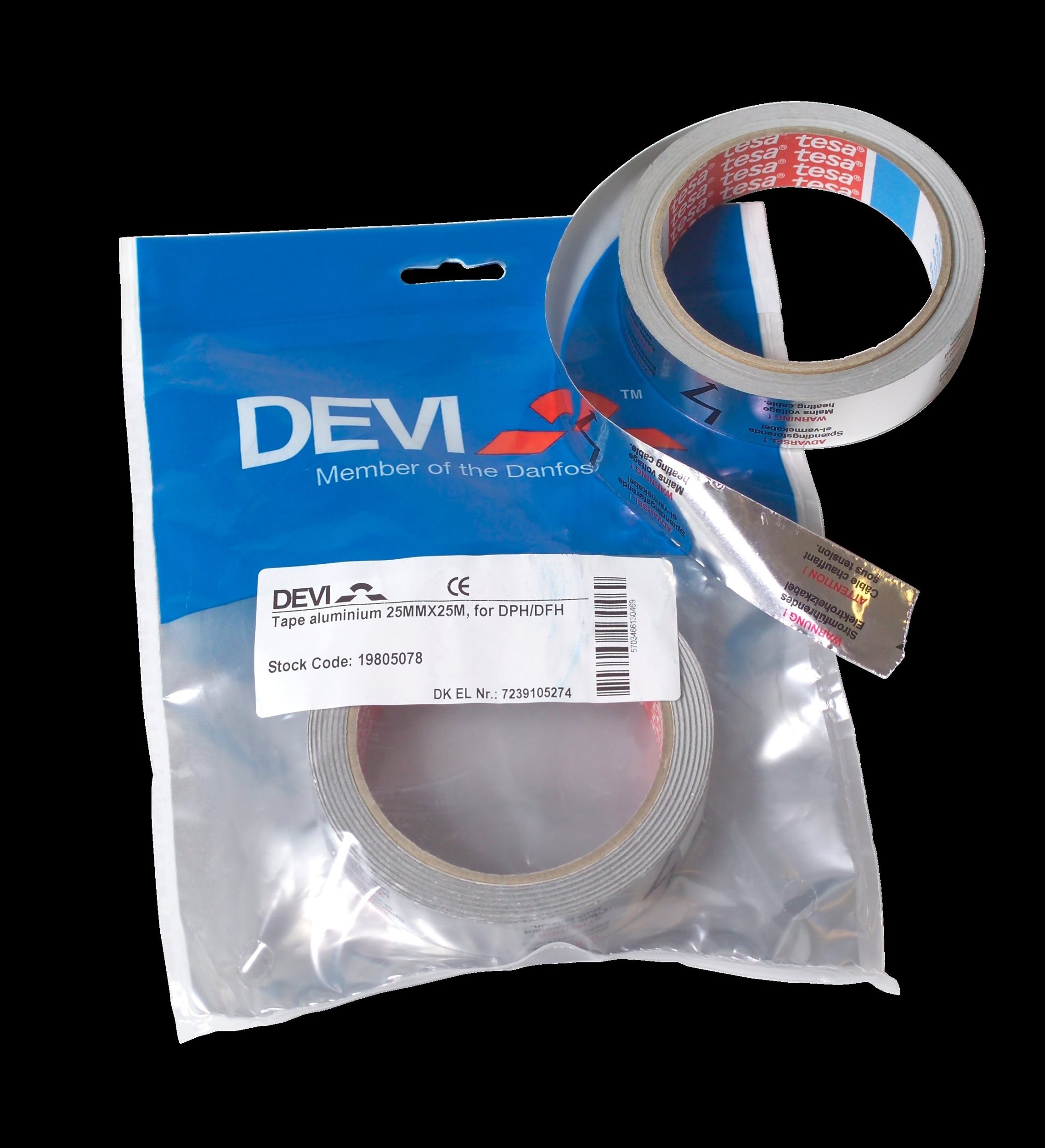 Danfoss Alutape 19-805078 DPH10 25MMX25M |