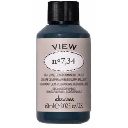 Davines , View, Demi-Permanent Hair Dye, 7